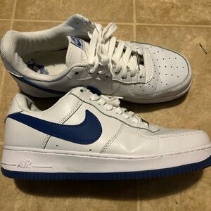 Nike Air Force 1 retro low summit white game royal sneakers
